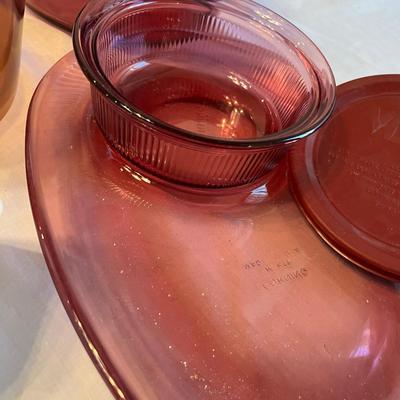 Pyrex Visions Cranberry