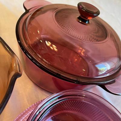 Pyrex Visions Cranberry