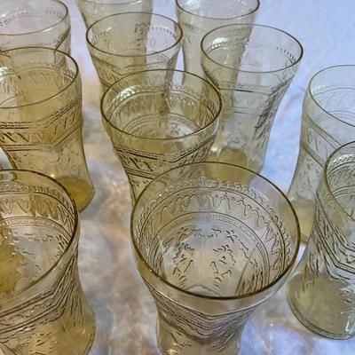 Federal PATRICIAN lot of 13 5.25" Tumblers