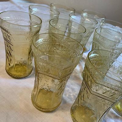 Federal PATRICIAN lot of 13 5.25" Tumblers