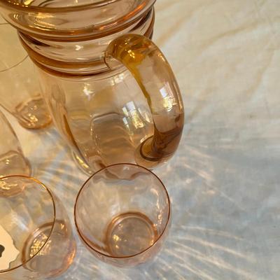 Pink Depression Lemonade Set