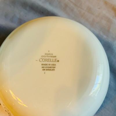 Stack of Corelle ware Deep soup bowls