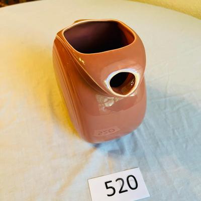 Fiesta Fiestaware Disk Pitcher Rose 1950s color