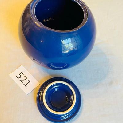 Fiesta Fiestaware Cobalt Medium Canister Kitchen Kraft WOW!