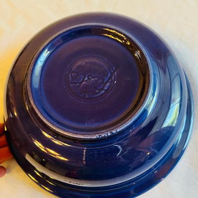 Fiesta Fiestaware Vintage Cobalt 8" Nappy