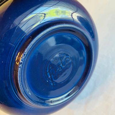 Fiesta Fiestaware Vintage Cobalt 8" Nappy