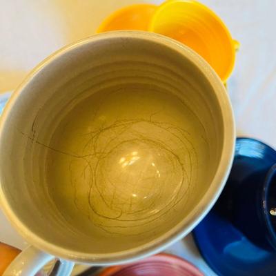 Fiesta Fiestaware Vintage Lot of 4 Cups & Saucers