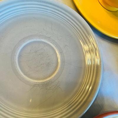 Fiesta Fiestaware Vintage Lot of 4 Cups & Saucers