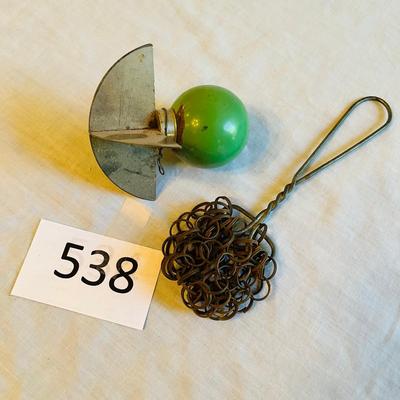 Jadeite Colored Vintage Kitchen utensils