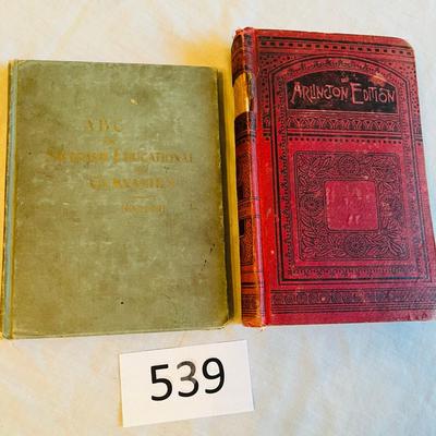 Lot of 2 Antique Books