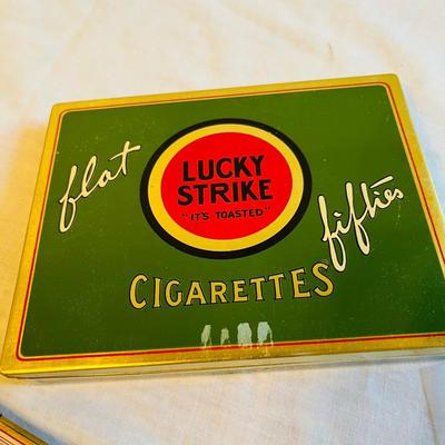 Lot of 3 Cigarette Tins