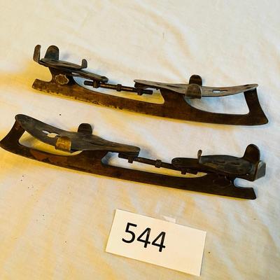 Antique Clip on Ice Skates