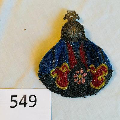 Vintage Victorian Era Beaded Purse
