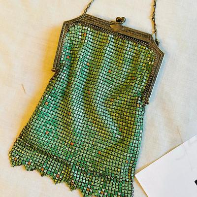 Green Mesh Art Deco Purse
