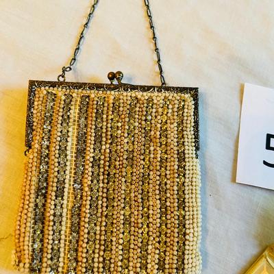 Gold Purse with Compact