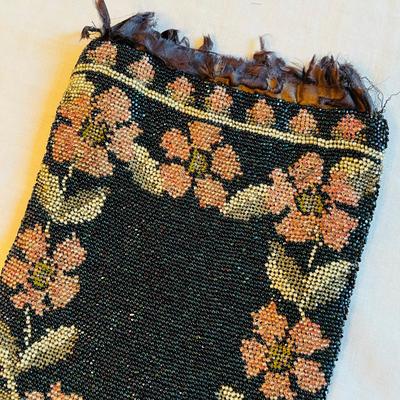 Victorian Draw String Beaded Purse