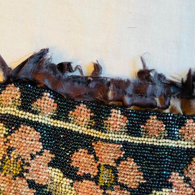 Victorian Draw String Beaded Purse