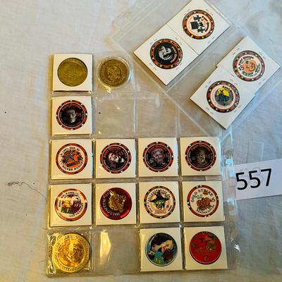 Casino Poker Chips Las Vegas HALLOWEEN souvenir