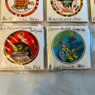 Casino Poker Chips Las Vegas HALLOWEEN souvenir