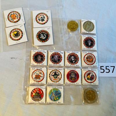 Casino Poker Chips Las Vegas HALLOWEEN souvenir