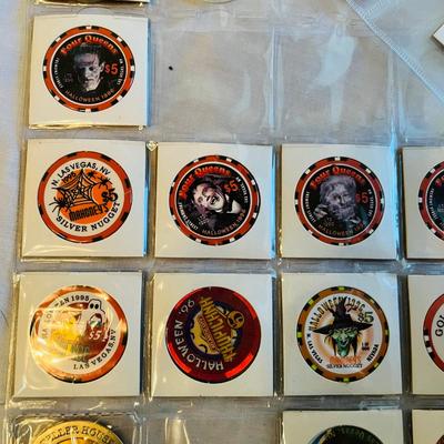 Casino Poker Chips Las Vegas HALLOWEEN souvenir