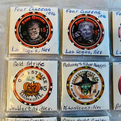 Casino Poker Chips Las Vegas HALLOWEEN souvenir