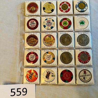 Casino poker chips Deadwood SD