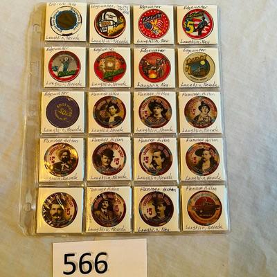 Casino Poker chips LAUGHLIN, NV Legends of the West Series