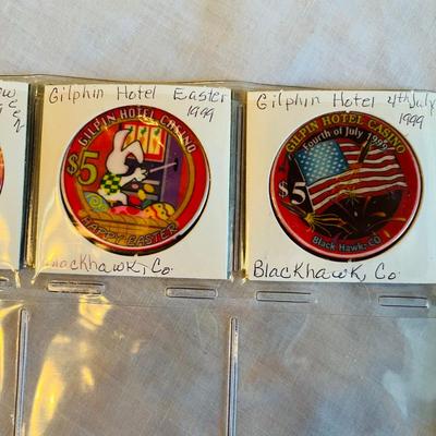 Colorado Casinos Holiday Chips & other