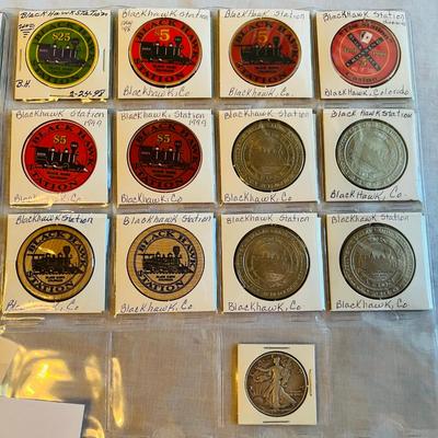 Blackhawk Slot coins & Poker Chips