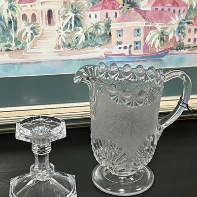 Amazing Crystal Jar and Candle Holder