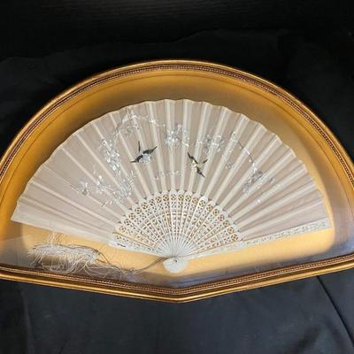 Framed Asian Fans - 2