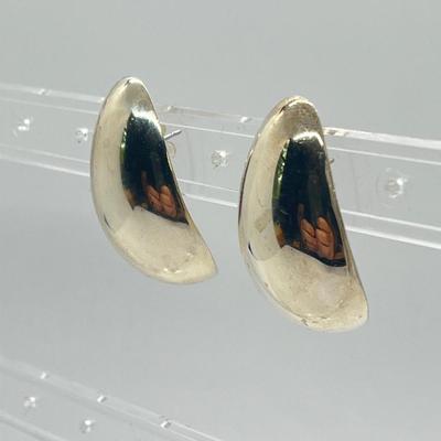 LOT 1: Handcrafted 925 Mexico Silver Pierced Earrings