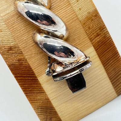 LOT 21: Bold San Marco Sterling Silver 7-1/4" Bracelet - 34.6 grams total weight