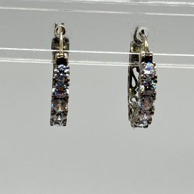 LOT 29: Sterling Silver Hoop Earrings