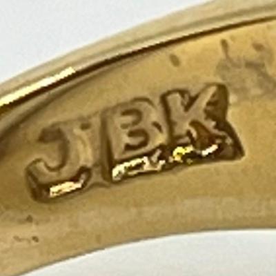 LOT 37: Jaqueline Kennedy Gold Vermeil on Sterling Silver Ring - Size 6