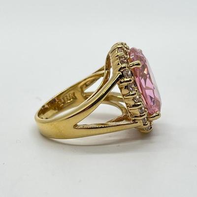 LOT 37: Jaqueline Kennedy Gold Vermeil on Sterling Silver Ring - Size 6