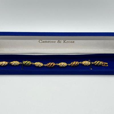 LOT 40: Jaqueline Kennedy Reproduction Royal Color Bracelet - 7-1/4" - 8-1/4"
