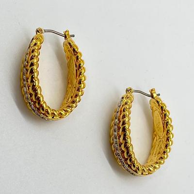 LOT 42: Nolan Miller Any Occasion Pierced Hoop Earrings