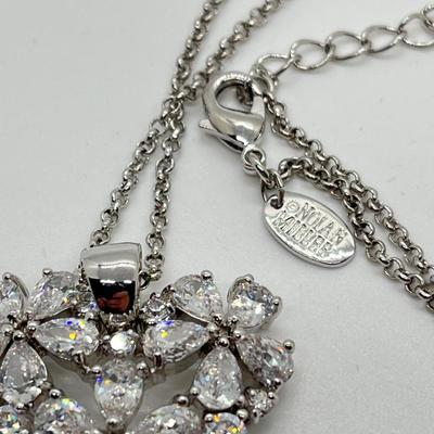 LOT 44: Nolan Miller True Love Pendant with Adjustable Chain - 16" + 2" ext.