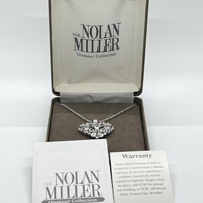 LOT 44: Nolan Miller True Love Pendant with Adjustable Chain - 16" + 2" ext.