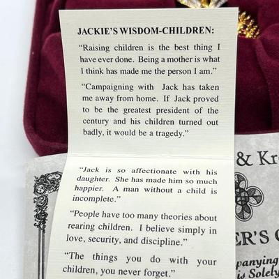 LOT 45: Jaqueline Kennedy Dual Berry Pin