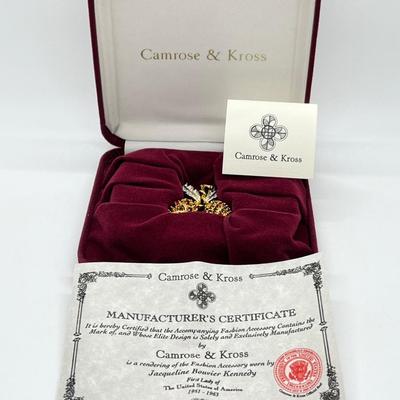LOT 45: Jaqueline Kennedy Dual Berry Pin