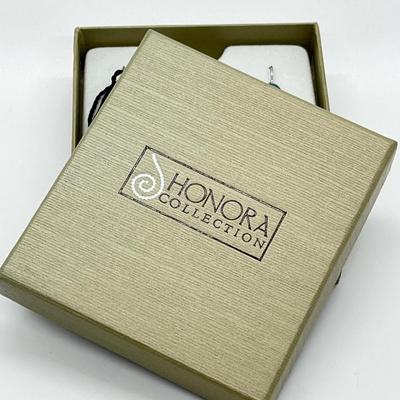 LOT 112: Set of 6 Cultured Pearl Drop Earrings by Honora