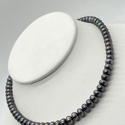 LOT 113: Honora Cultured Freshwater Pearls Set - 18" Necklace. Stretch Bracelet, Pierced Stud Earrings