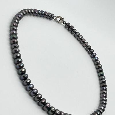 LOT 113: Honora Cultured Freshwater Pearls Set - 18" Necklace. Stretch Bracelet, Pierced Stud Earrings