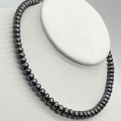 LOT 113: Honora Cultured Freshwater Pearls Set - 18" Necklace. Stretch Bracelet, Pierced Stud Earrings
