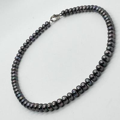 LOT 113: Honora Cultured Freshwater Pearls Set - 18" Necklace. Stretch Bracelet, Pierced Stud Earrings