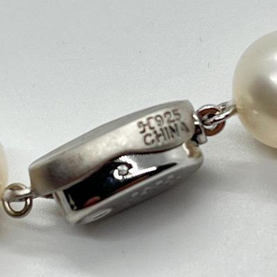 LOT 122: Honora 9mm "Potato" Cultured Freshwater Pearl 18" Necklace