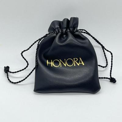 LOT 133: Honora 8mm Black Cultured Freshwater Pearl Stud Earrings with 14K Gold Posts